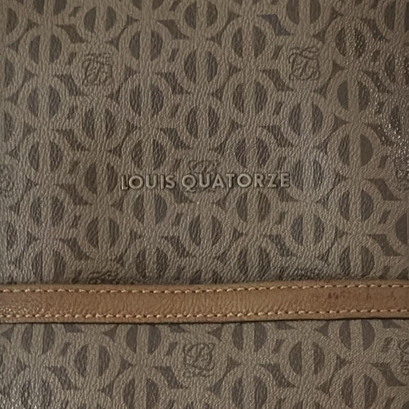 Louis Quatorze Coated Canvas and Leather Backpack - Picture 2 of 5